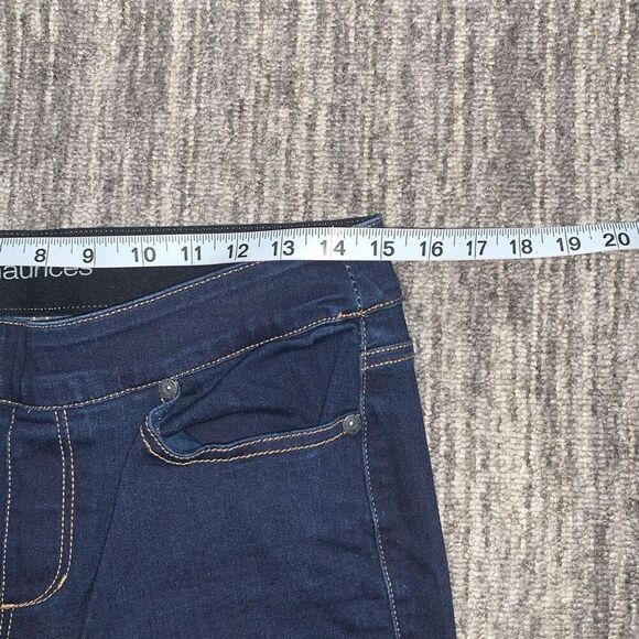 Maurice’s Women’s Small Medium Dark‎ Wash Blue Pullon Pants Jeans Stretch - Picture 4 of 7